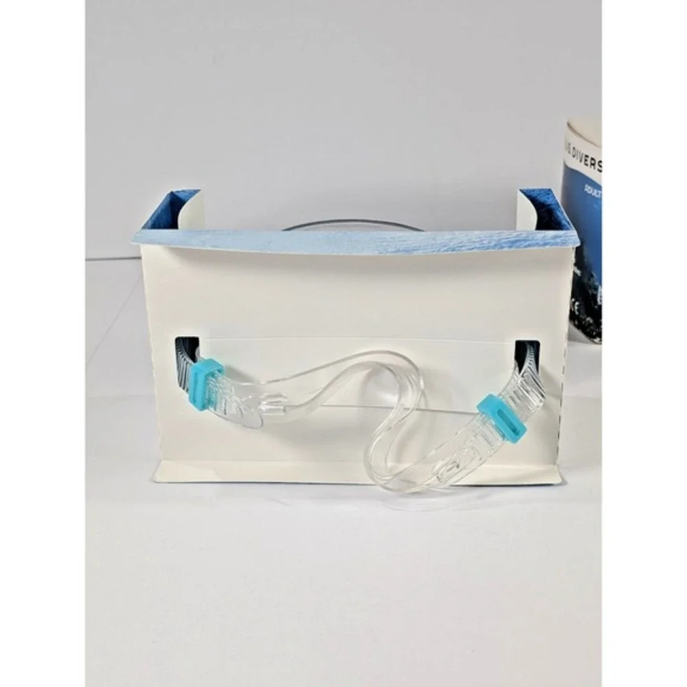 U.S. Divers Playa Adult Snorkel Mask Adjustable Turquoise Black New in Box‎
